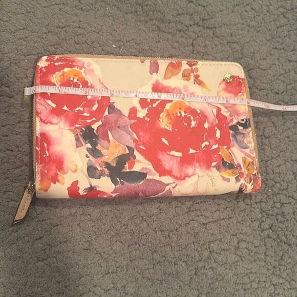 Floral Print Women's Wallet Credit Card Holder Elegant Special Occasion - Picture 9 of 15